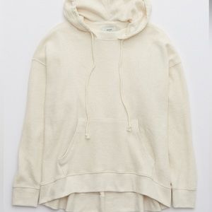 Aerie Waffle Oversized Hoodie